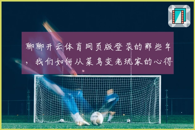 聊聊开云体育网页版登录的那些年，我们如何从菜鸟变老玩家的心得分享